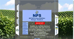 Desktop Screenshot of neptun-personenschifffahrt.de